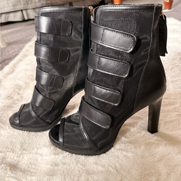 Dkny Shoes - DKNY peep toe booties